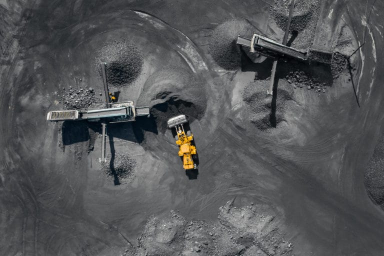 mining network antennas | open pit mine | coal mine